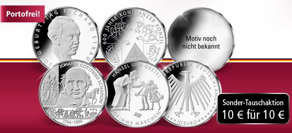 10 Euro Gedenkmünzen 2014