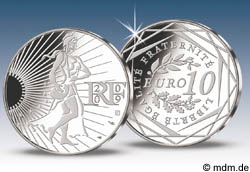 10 Euro Die Säerin / La Semeuse 2009 Silber