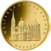 100 Euro Goldmünze Aachen