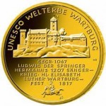 100 Euro Goldmünze Wartburg
