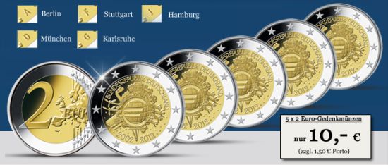 2 Euro Münze 2012