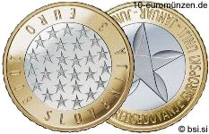 3 Euro Slowenien EU Ratspräsidentschaft