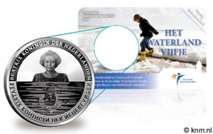 5 Euro Niederlande Waterland Coincard