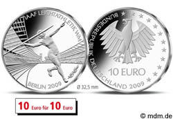 10 Euro IAAF Leichtathletik WM09
