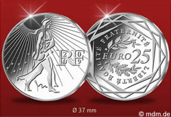 25 Euro Die Säerin / La Semeuse 2009 Silber