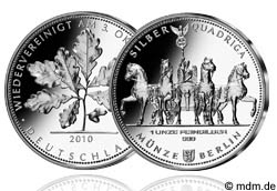 1 Unze Silber Quadriga Volksunze 2010